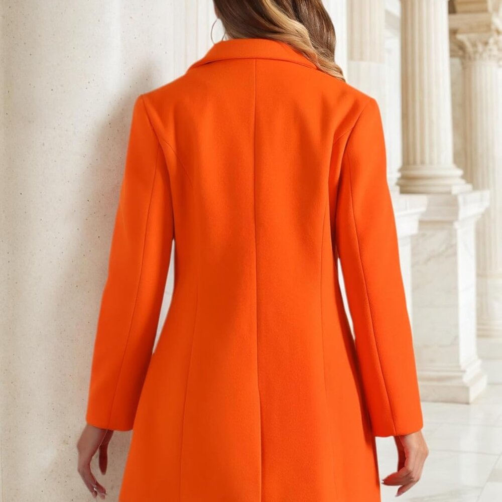 NWT Alegra K Orange Coat m - Picture 2 of 14